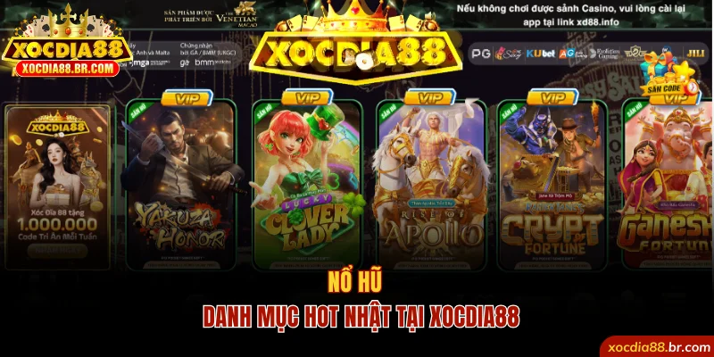 Nổ Hũ Xocdia88 - Khám Phá Sân Chơi Uy Tín, Jackpot Khủng